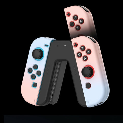 SMPO Wireless Red and Blue Switch Game Controller with Ergonomic Grip for Switch