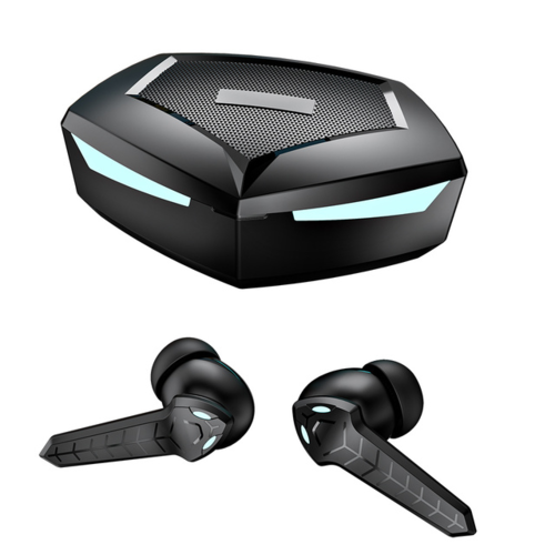 SMPO TWS Wireless Gaming Headset Bluetooth 5.1 Earbuds with Ultra-Low Latency & Charging Case