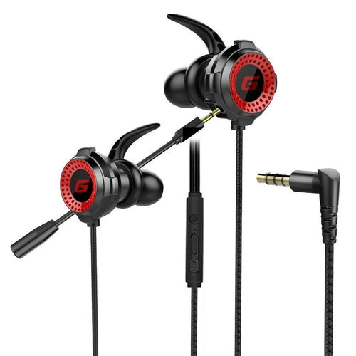 SMPO G2000 3.5mm In-Ear Gaming Earphones with Adjustable Extension Microphone & Stereo Bass