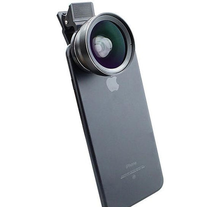 SMPO HD Ultra Wide Angle Mobile Phone Camera Lens with Universal Clip-on Design
