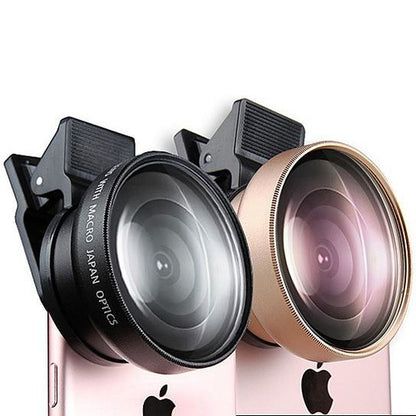 SMPO HD Ultra Wide Angle Mobile Phone Camera Lens with Universal Clip-on Design