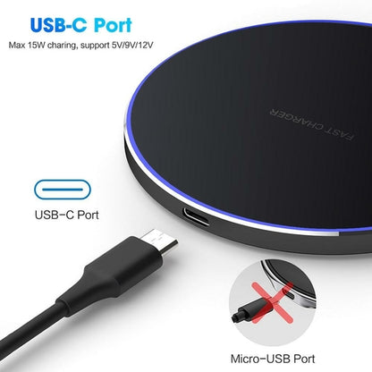 SMPO 30W Fast Wireless Charging Pad with Smart Temperature Control