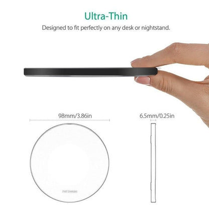 SMPO 30W Fast Wireless Charging Pad with Smart Temperature Control
